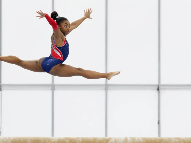 Simone Biles Triumphs Amid Injury in Olympic Qualifiers with Celebrities Cheering