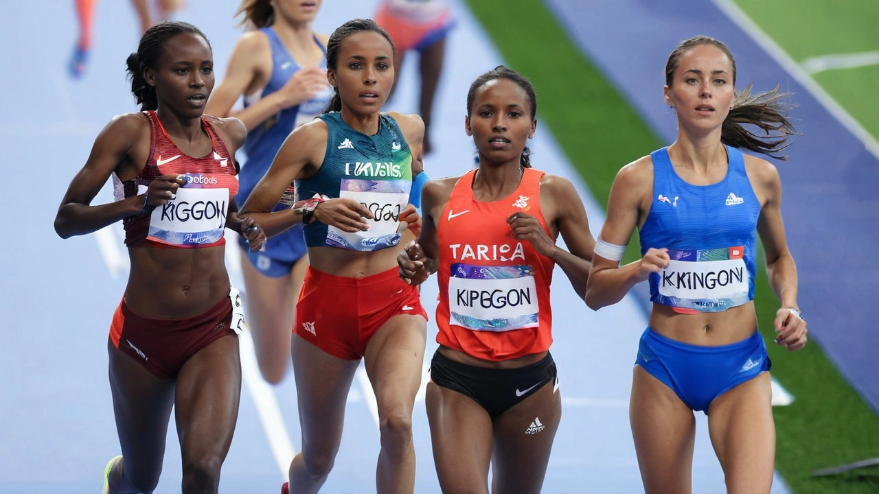 Faith Kipyegon, Beatrice Chebet, and Margaret Chelimo Advance to Paris 2024 Olympics Women's 5000m Final